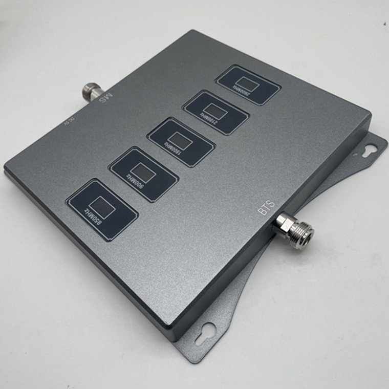Complete kit five band 2g 3g 4g lte gsm mobile cell phone signal booster repeater amplifier for home building rural areas